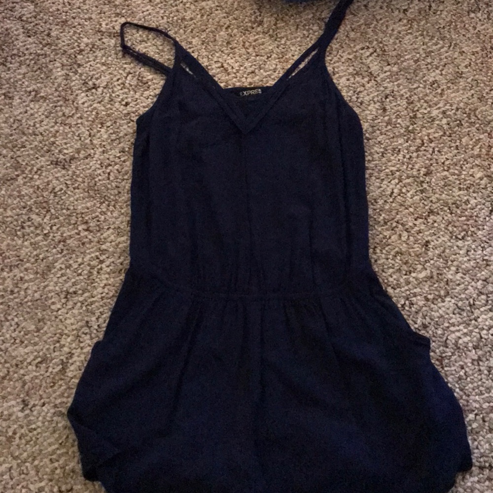 Navy romper